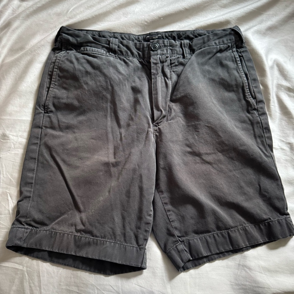 J. Crew Stanton Khaki Shorts, Size 31, 9”